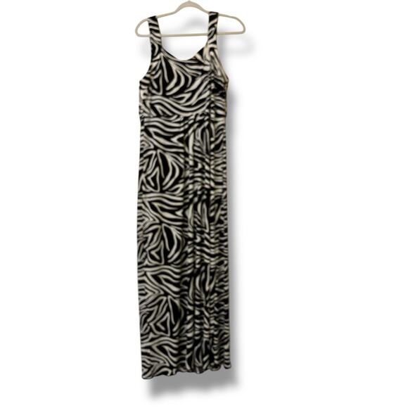 Y2K En Focus Brown Sleeveless Empire Waist Maxi Dress - Picture 7 of 8